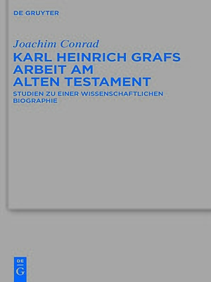cover image of Karl Heinrich Grafs Arbeit am Alten Testament